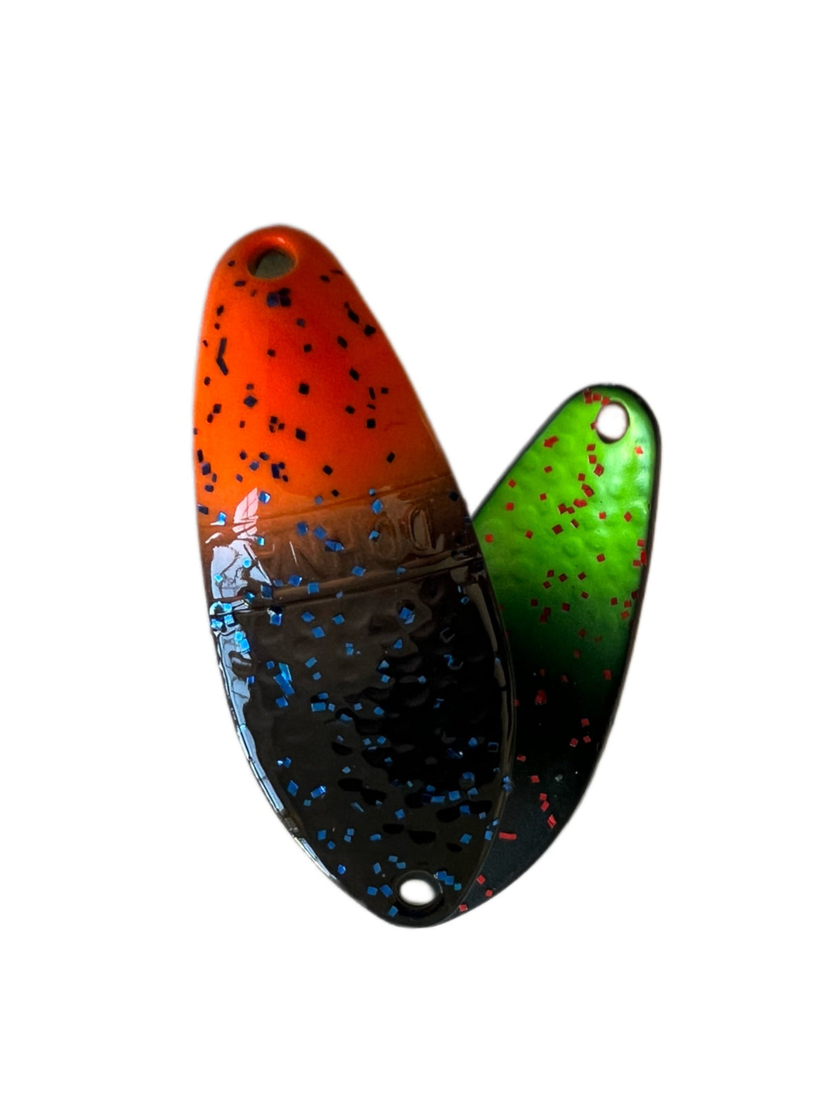 Angler´z System Antem Dohna Spoon DDG 2023-20, silberner Angelblei mit schlankem Design, auf weißem Hintergrund.