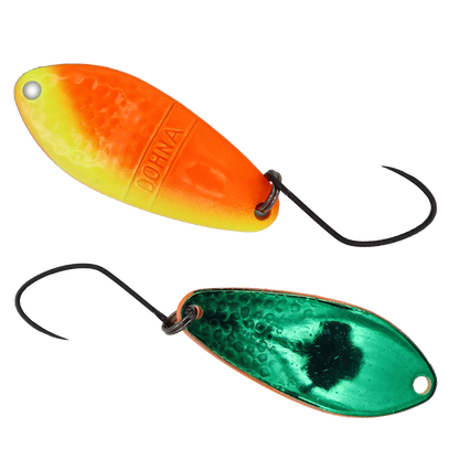 Angler'z System Antem Dohna EM04 spoon in metallic finish, showcasing its sleek design and 25g weight for fishing enthusiasts.