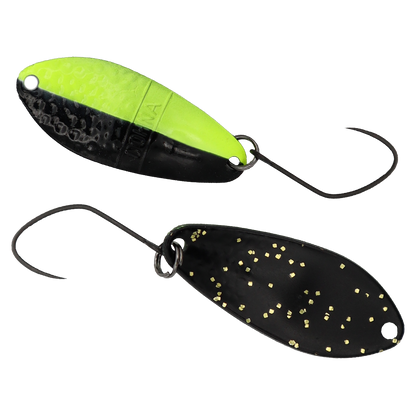 Angler'z System Antem Dohna EM06 spoon in silver with reflective finish, designed for freshwater fishing.