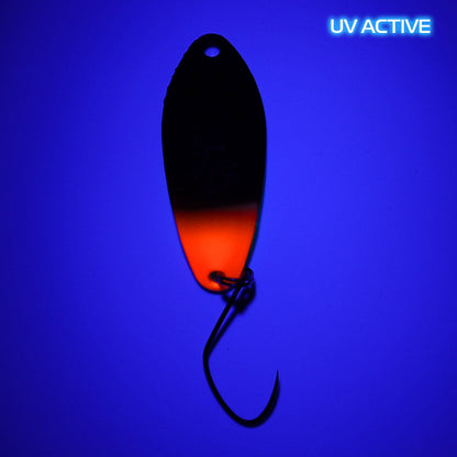 Silberner Angelblei Spoon EM11 von Angler´z System Antem Dohna, detailreiche Oberfläche, für Süß- und Salzwasserangeln