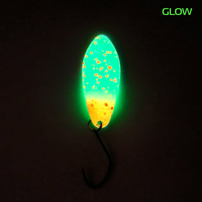 Angler´z System Antem Dohna FA01 Glow Angelhaken-Köder, silberfarben, mit leuchtender Oberfläche, perfekt für Nachtangeln