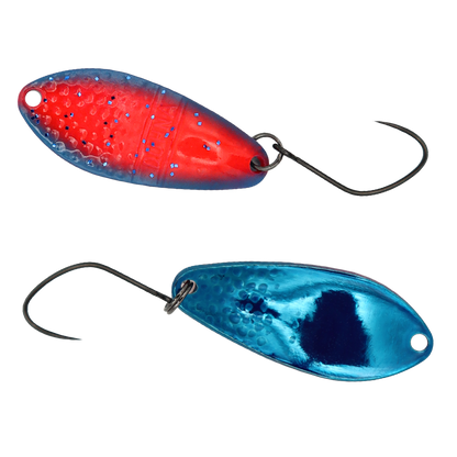 Silberner Angel-Löffel FA07 von Angler´z System Antem Dohna, detailreiche Oberfläche, Angelzubehör für Forellenangeln