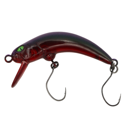Fangenswert FAGO 40S EA09 wobbler in vibrant colors, designed for trout fishing, showcasing detailed craftsmanship.