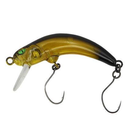 Fangenswert FAGO 40S EA10 Wobbler Forellenköder, bunter Köder für Forellen, mit schimmernder Oberfläche und realistischem Design