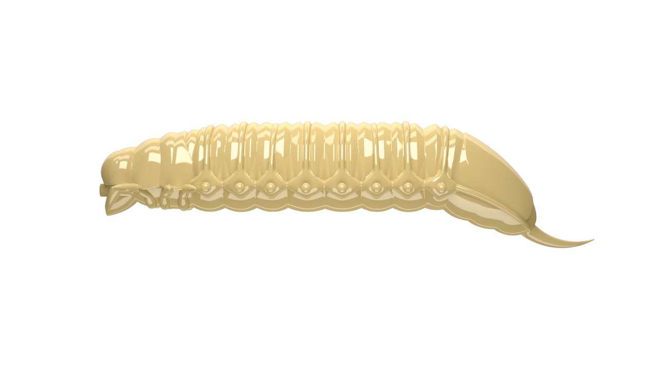 Libra Lures Goliath Forellen Gummiköder mit Aroma, auftreibend, gelb mit Käse-Design, für Angeln auf Forellen