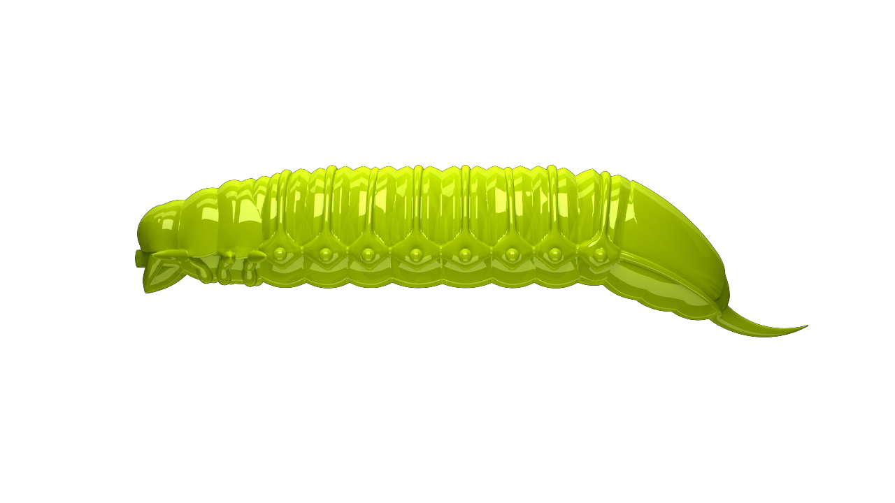 Libra Lures Goliath Forellen-Gummiköder in Apple Green, auftreibend mit Aroma, für erfolgreiche Angelangriffe