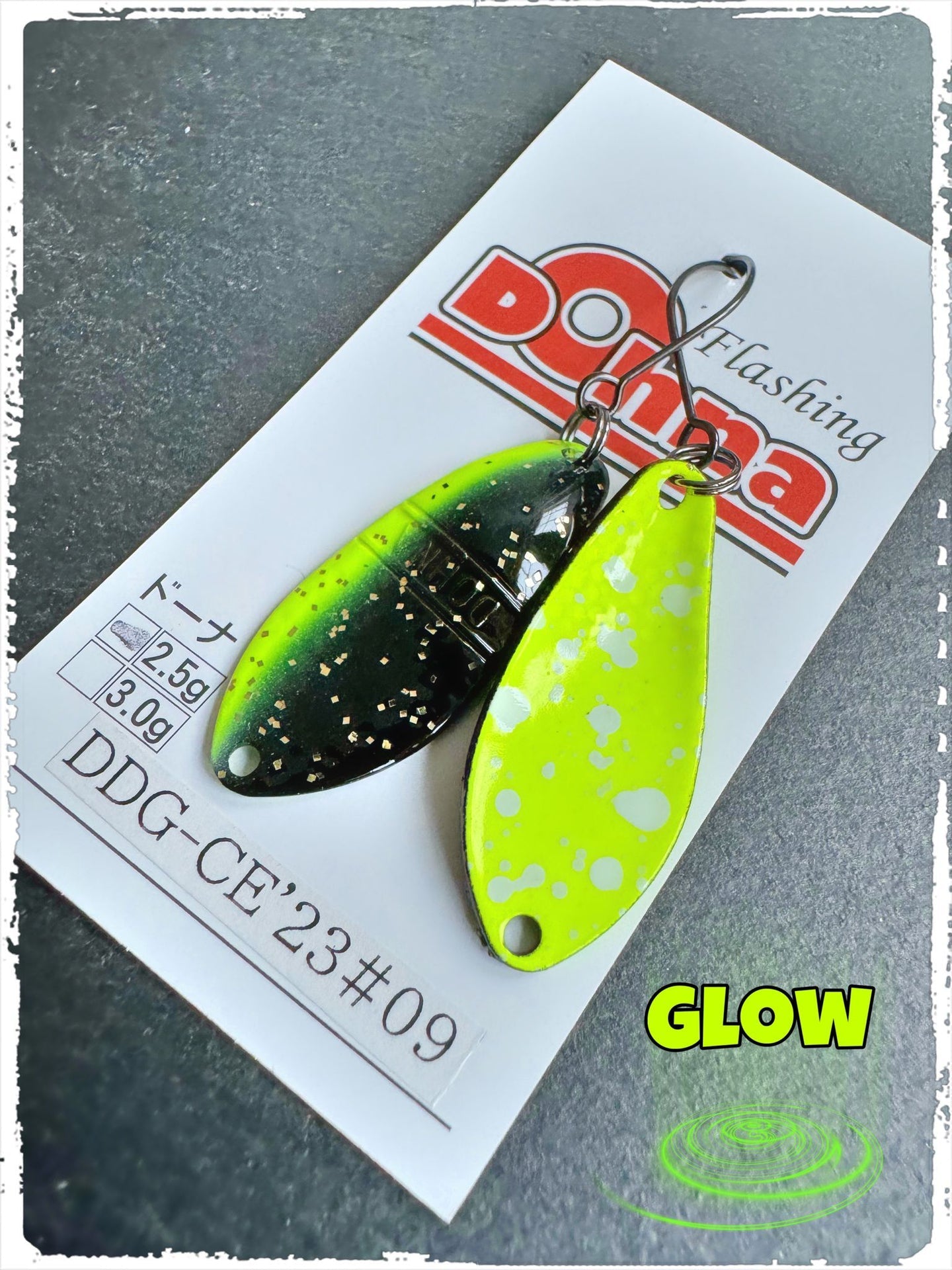 Angler'z System Antem Dohna DDG-CE23 #09 spoon with vibrant colors and a sleek design for effective fishing.