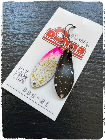 Angler'z System Antem Dohna DDG 2022-21 spoon with vibrant colors and a sleek design for effective fishing.