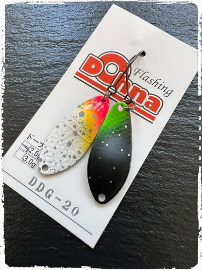 Angler´z System Antem Dohna DDG 2022-20 Angelblei, Spoon, in silber mit rot-weißer Markierung für Angeln