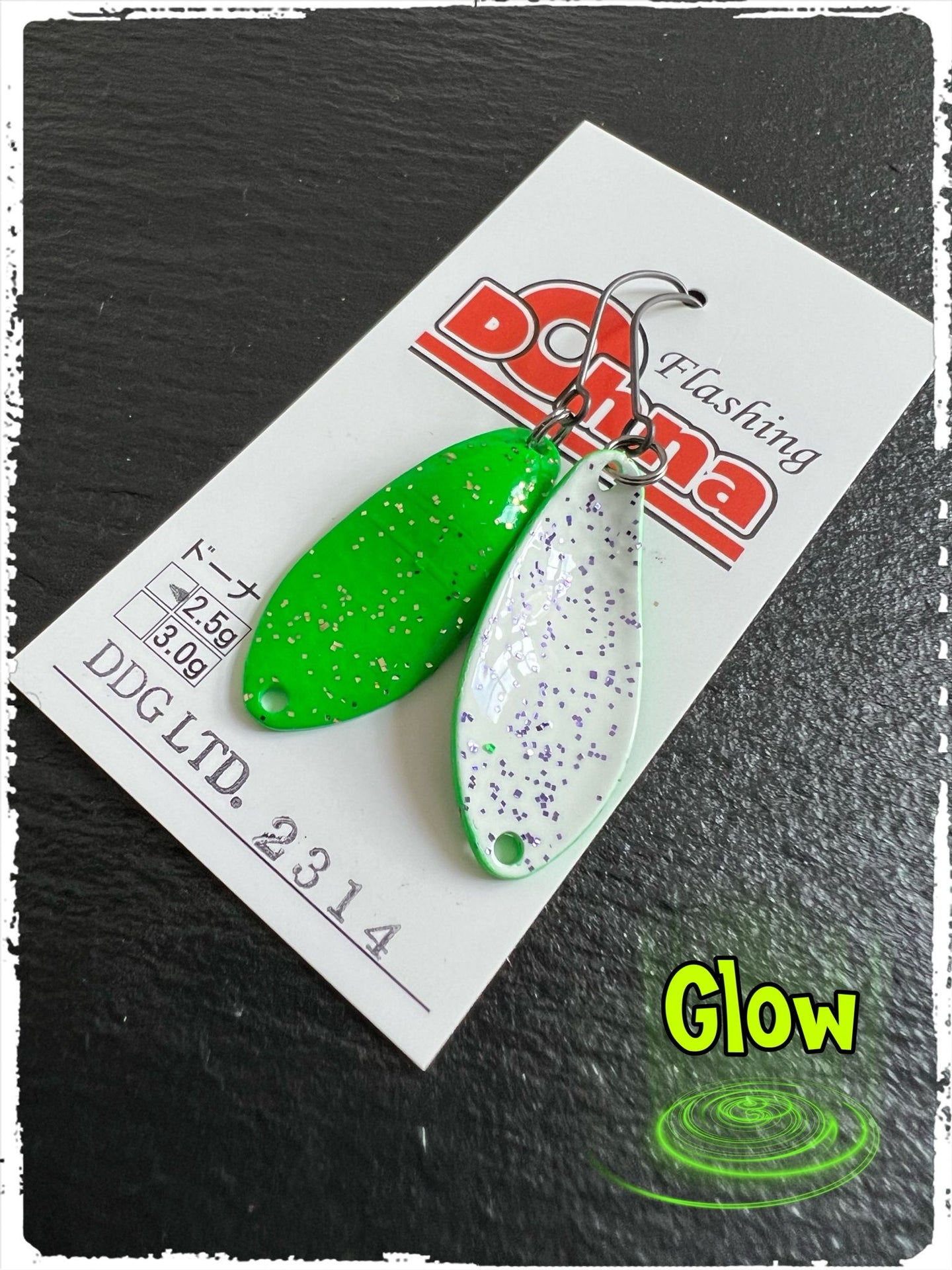 Angler'z System Antem Dohna DDG 2023-14 spoon with vibrant colors and intricate design, perfect for fishing enthusiasts.