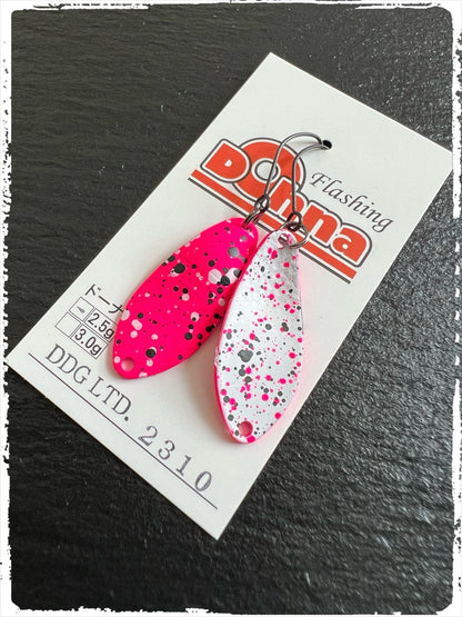 Silberner Angler´z System Antem Dohna Spinnfischerspoon mit grünem Köder, detailreiche Oberfläche, für Angler geeignet