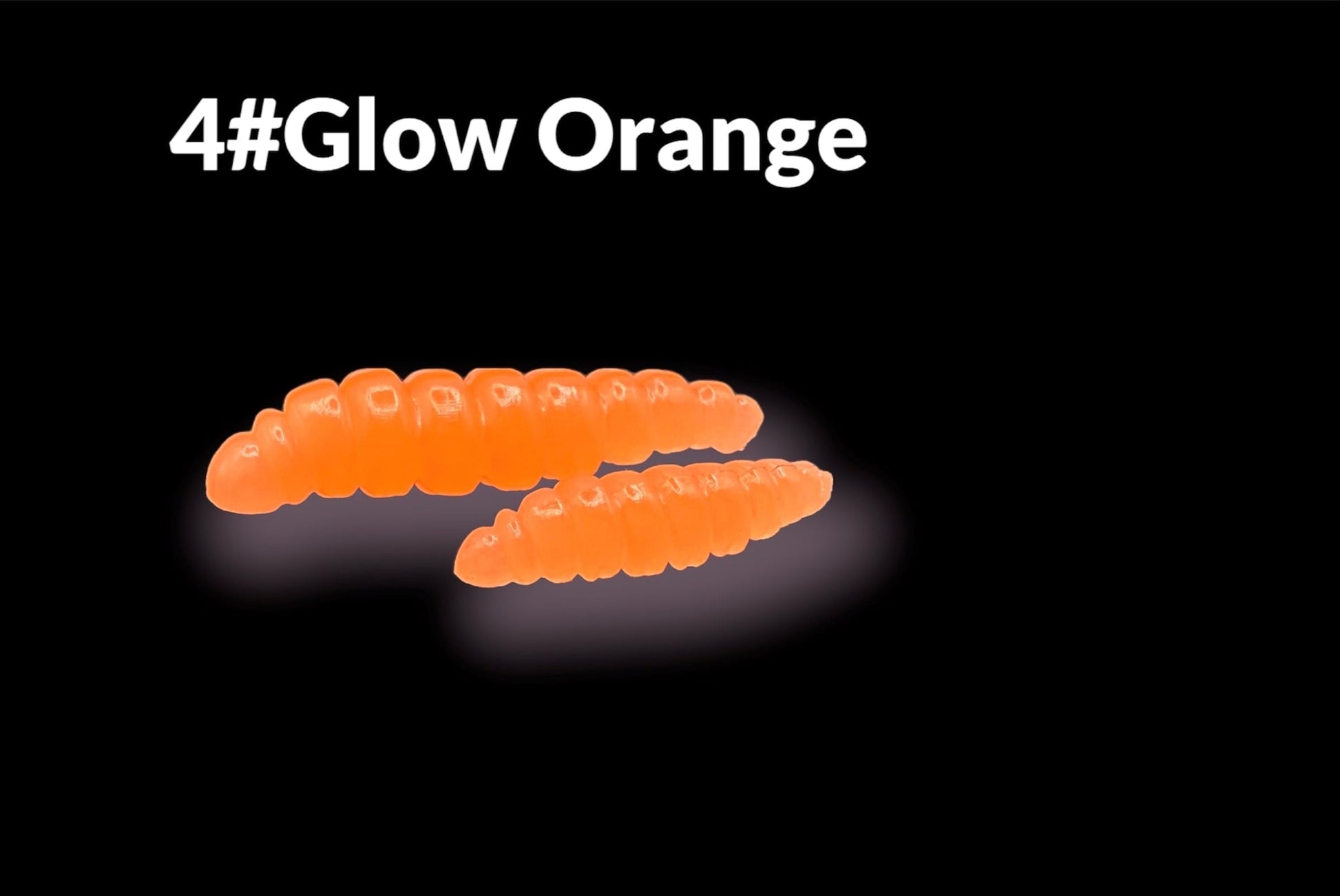 SE-BAITS MG MAGGY GLOW Gummiköder in vibrant glow color, showcasing its soft texture and lifelike design.
