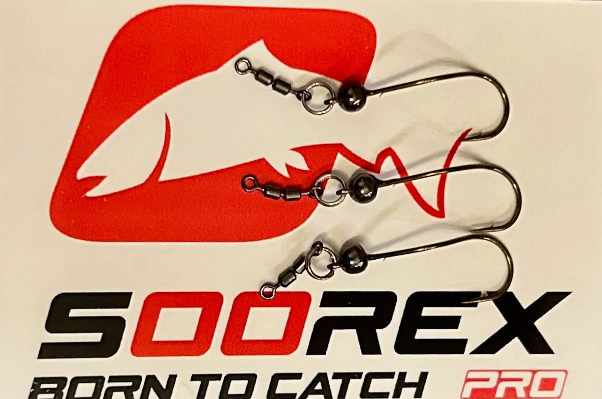 Hooks Spezial Haken mit Widerhaken 3er Set