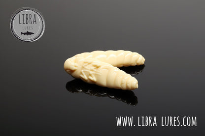 Libra Lures Largo Forellen-Gummiköder, auftreibend mit Aroma, gelber Käse-Design, flexible Gummiköder für Forellenangeln