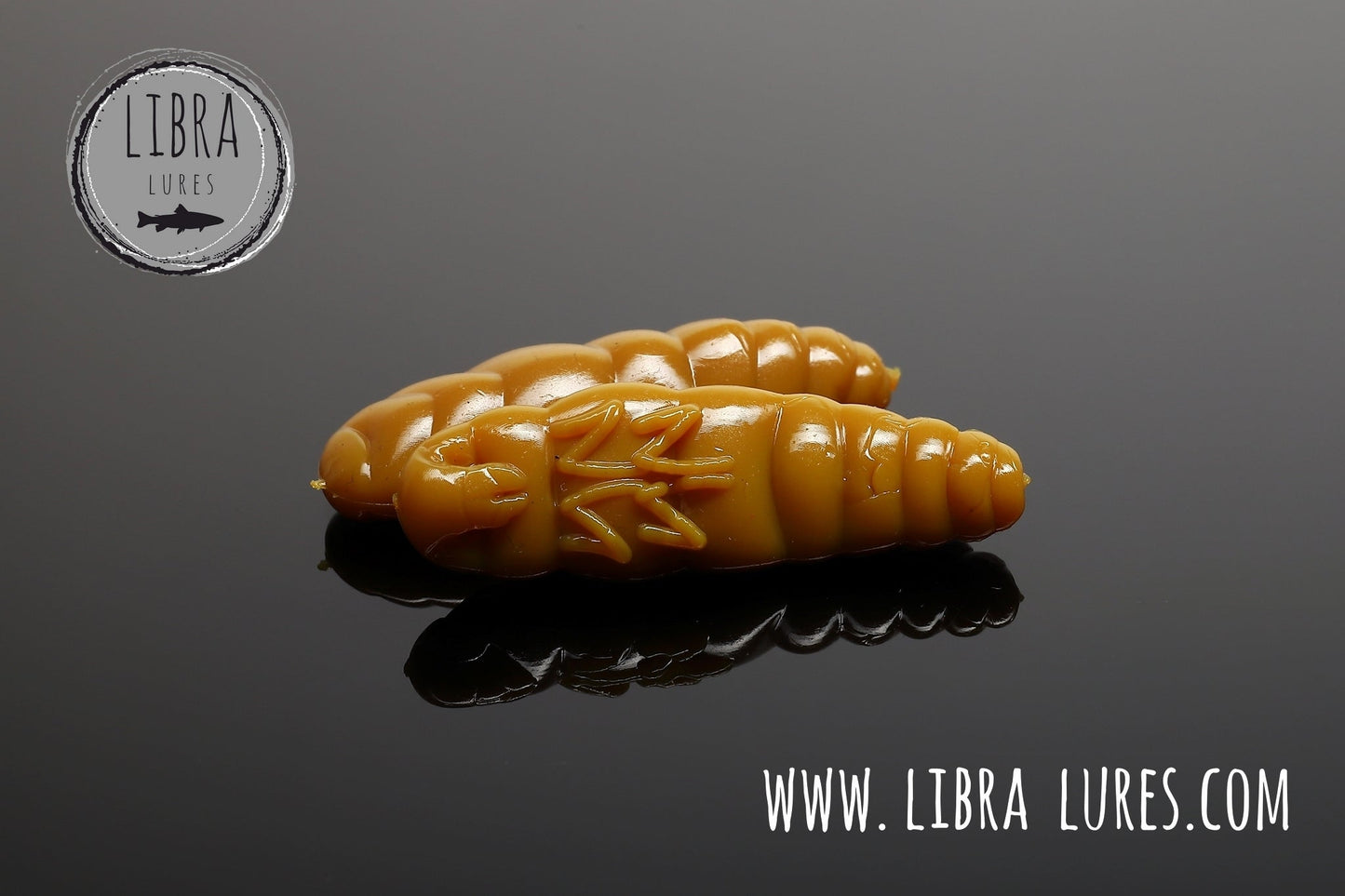Libra Lures Largo Forellen Gummiköder mit Aroma, auftreibend, in Coffe Milk Farbe, weicher Köder für Forellenangeln