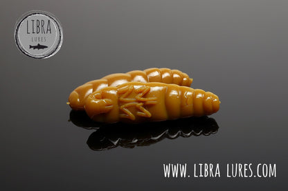 Libra Lures Largo Forellen Gummiköder mit Aroma, auftreibend, in Coffe Milk Farbe, weicher Köder für Forellenangeln