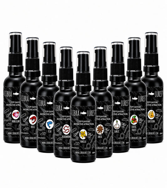 Libra Lures Aroma Spray Flavour Attractant in Sprayflasche, lockeres Flavour für Köder und Angelzubehör