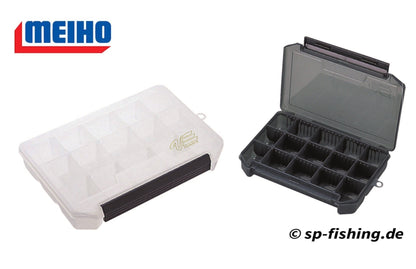 Meiho VS-3010 NS Angelköder-Box mit mehreren Fächern und Lure-Halterung, ideal für Angler und Köderorganisation