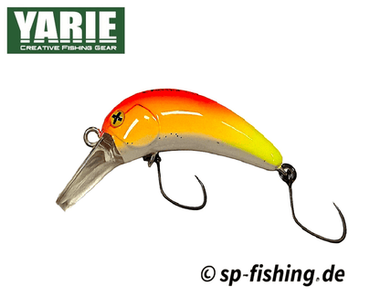Yarie Goat GER04 Floating Wobbler, bunte Angelköder mit schwimmender Form, für Forellen und Raubfische, detailreiche Oberfläche