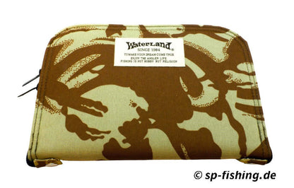 Waterland Spoon Wallet Tasche aus Leder mit Kartenfächern und Reißverschluss, braune Farbe, elegante Damen- und Herrentasche