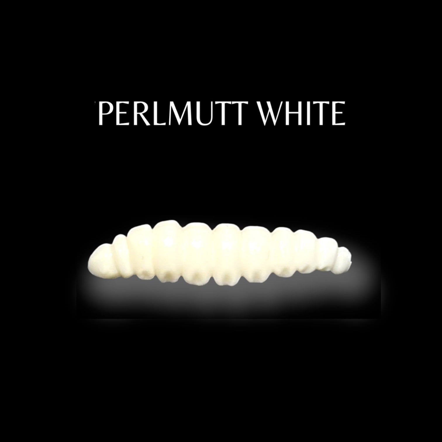 SE-BAITS MG Maggy Extreme Floating Gummiköder in pearlescent white with a lifelike design for effective fishing.