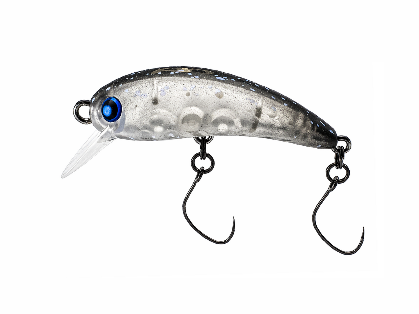 Rodio Craft Lucky Craft RC Wah 37HF #24 Glow Wobbler, leuchtendes Kunstköder für Angler, sichtbar in der Wasserumgebung