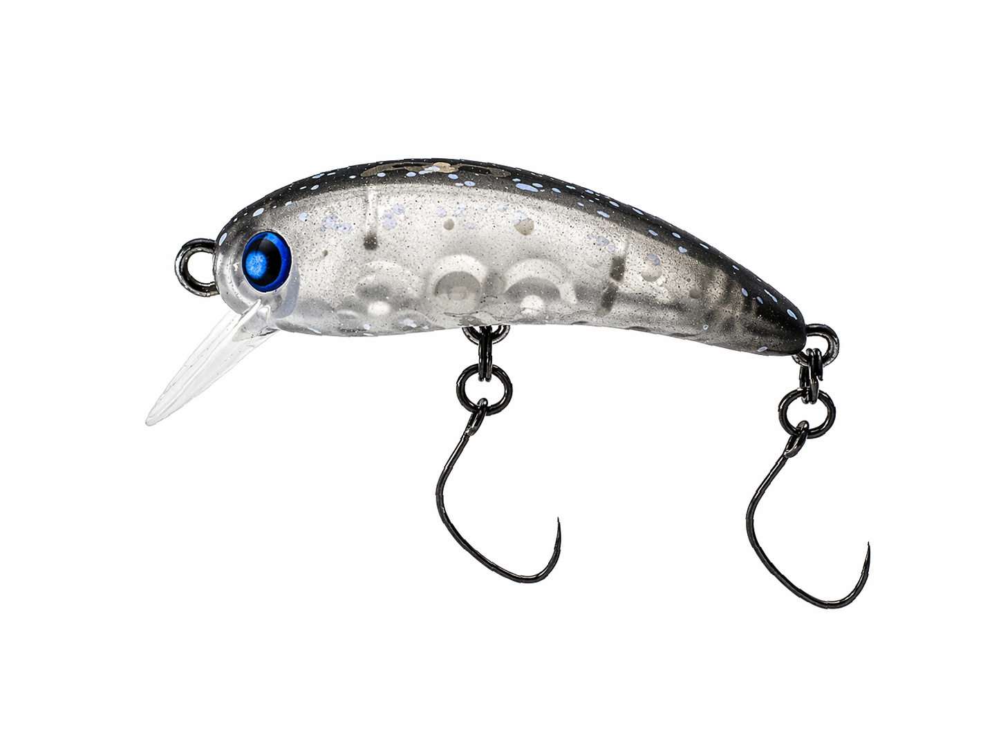 Rodio Craft Lucky Craft RC Wah 37HF #24 Glow Wobbler, leuchtendes Kunstköder für Angler, sichtbar in der Wasserumgebung