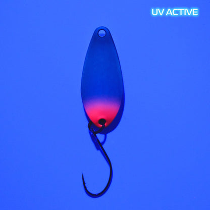 Fangenswert TAKT spoon EA09 in vibrant UV finish, showcasing a sleek design and ergonomic handle.