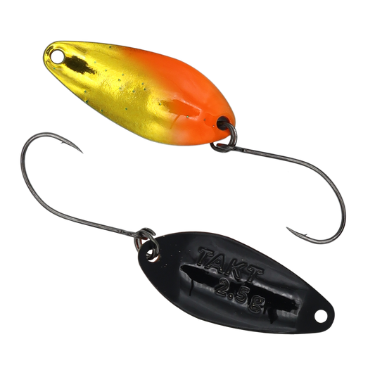 Fangenswert TAKT 2,5 g Löffel, detailreiche Nahaufnahme des hochwertigen Angelzubehörs in silberner Farbe