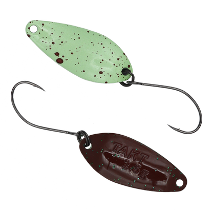 Fangenswert TAKT 2,5 g Löffel, hochwertiges Angelzubehör, detailreiche Nahaufnahme des Spoon-Designs