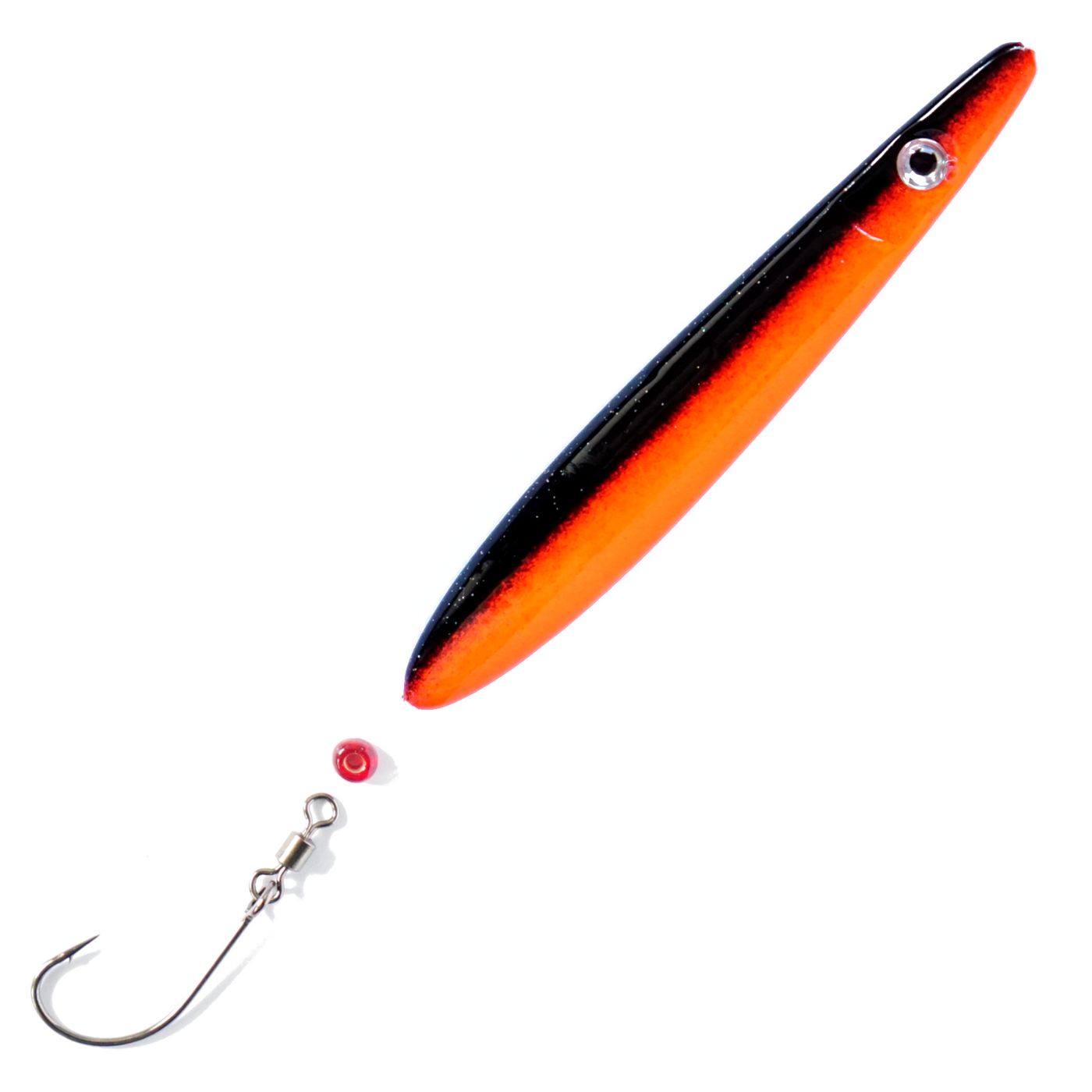 Troutwerk 16g inline blinker for sea trout, showcasing a silver finish and a sleek 7.4cm design.