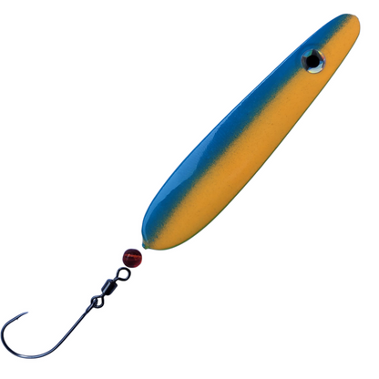 Troutwerk Inlineblinker 22g, 7,4cm Meerforellenblinker zum Angeln mit lebendiger Farbgebung