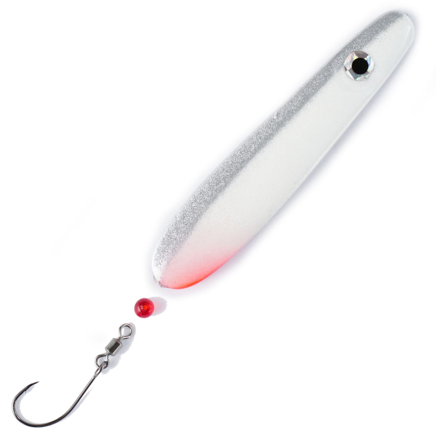Troutwerk Inlineblinker 22g Meerforellenblinker, 7,4 cm, mit glänzender Oberfläche und beweglichem Köder für Meerforellen.