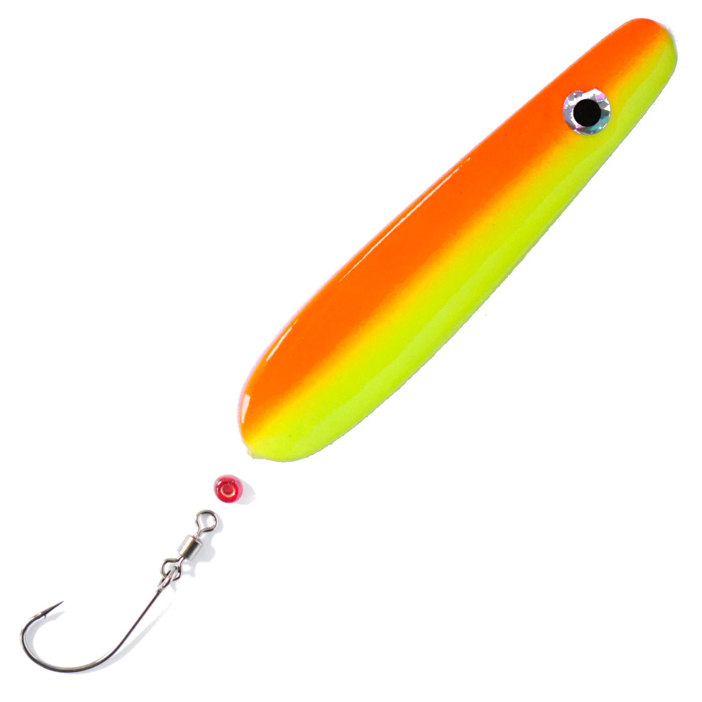 Troutwerk Inlineblinker 22g, 7,4cm, Meerforellenblinker in leuchtender Farbgebung, für Angeln auf Meerforellen