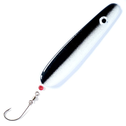Troutwerk Inlineblinker 22g, 7,4cm Meerforellenblinker für Angeln, leuchtender Fischköder für Meerforellen