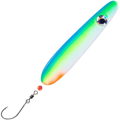 Troutwerk Inlineblinker 22g Meerforellenblinker, 7,4 cm, silberfarbener Angelblinkerschmuck für Meerforellenfischen