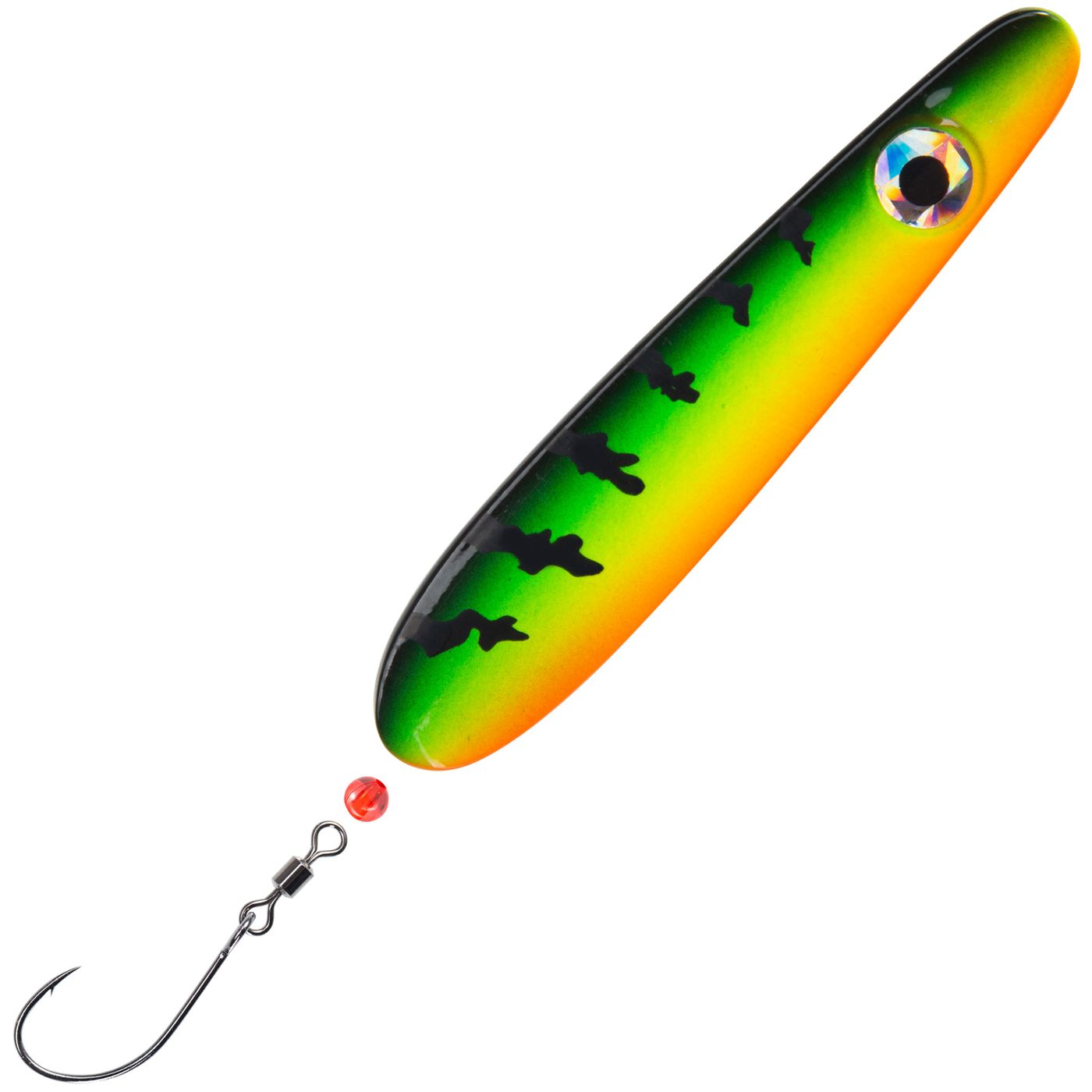 Troutwerk Inlineblinker 22g, 7,4cm, Meerforellenblinker, silberfarben, zum Angeln auf Meerforellen
