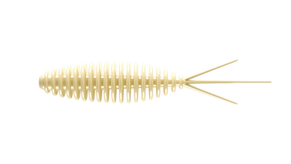 LIBRA LURES Turbo Worm Gummiköder in Cheese color, featuring a buoyant design and aroma for effective fishing.