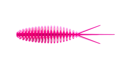 LIBRA LURES Turbo Worm in hot pink, a floating, aromatic Gummiköder designed for trout fishing.