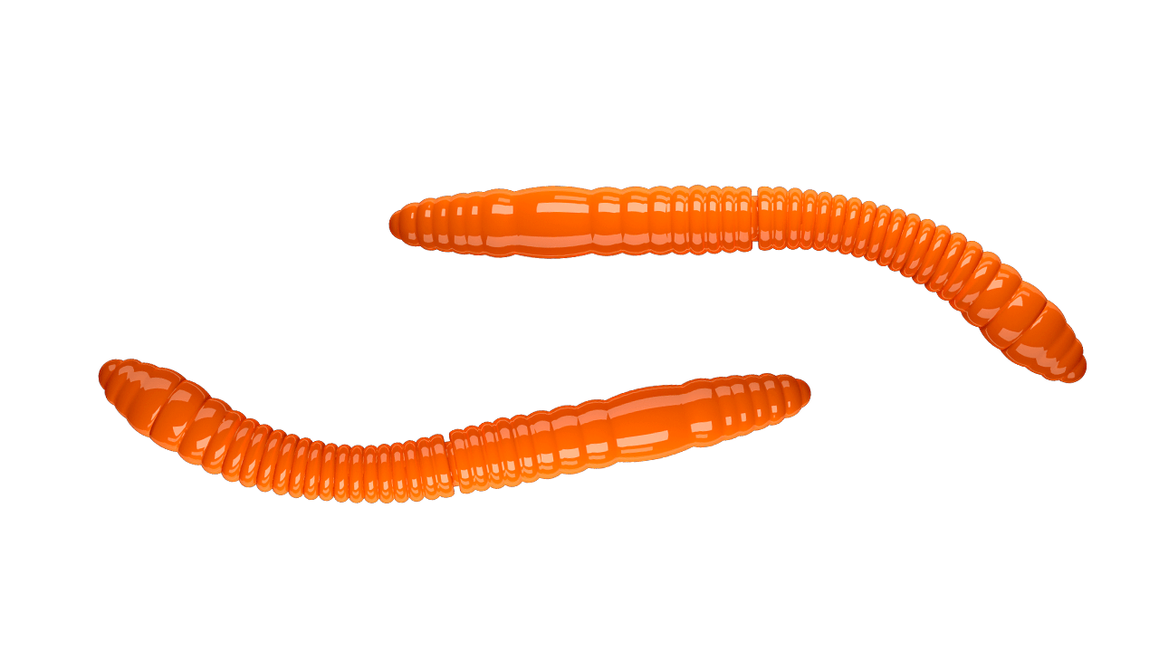 Libra Lures Fatty D'Worm Tournament 55mm Forellenkder Supersoft 12 Stck  Kse Glow UV Green  Gummikder Forelle