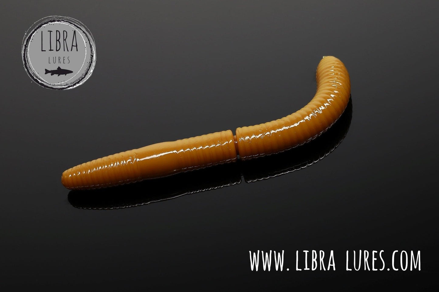 LIBRA LURES FATTY D´WORM 65mm Aroma Käse / Knoblauch / Krill - SP-Fishing