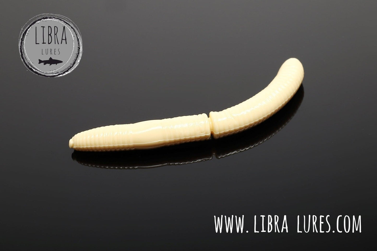 LIBRA LURES FATTY D´WORM 65mm Aroma Käse / Knoblauch / Krill - SP-Fishing