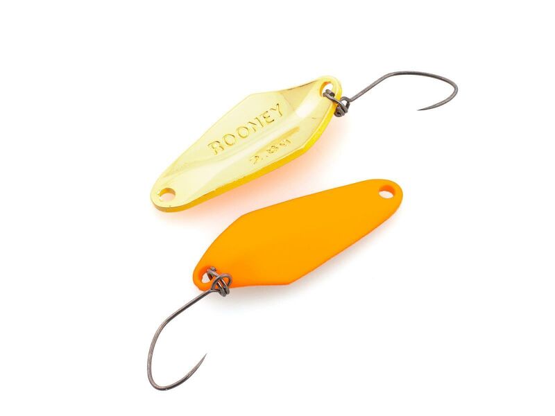 Nories Masukuroto Rooney Angelkoffer-Spoon, 18g, goldfarben, mit detailliertem Design, zum Angeln geeignet