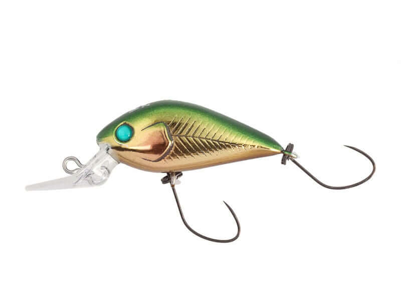Nories Meet 29DR-SS Forellen Wobbler in natürlichem Gold, detailreiche Oberfläche, für Forellenangeln, drinnen und draußen