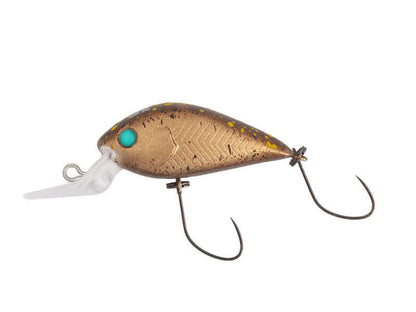 Nories Meet 29DR-SS Forellen Wobbler in braun-diablo-Farbgebung, detailreiche Oberfläche, für Forellen-Angeln geeignet