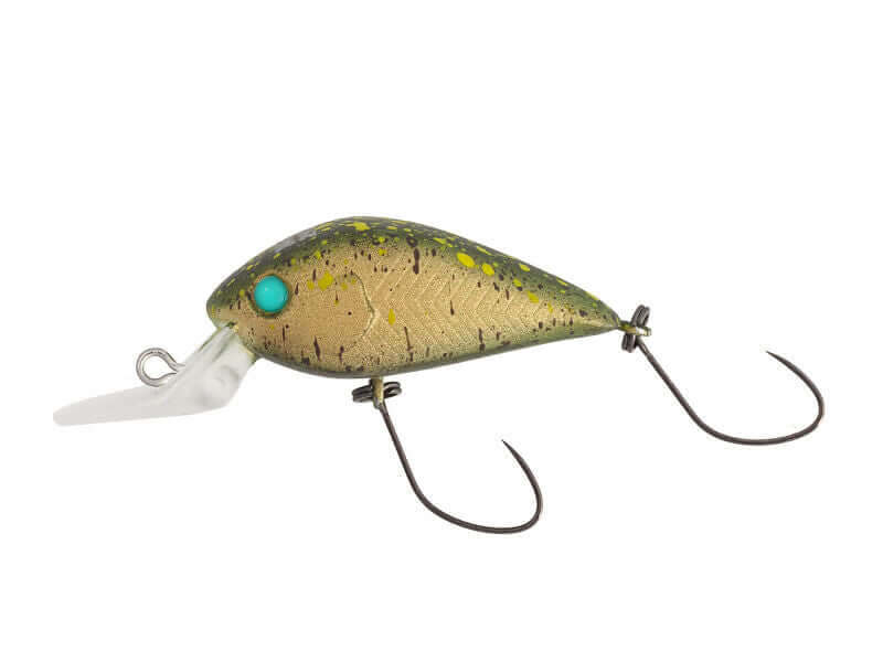 Nories Meet 29DR-SS Forellen Wobbler in Grün, detailreiche Oberfläche und realistische Fischdesigns, ideal für Forellenangeln