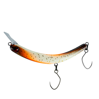 PROBAITS Tumbling Banana Wobbler crankbait with glow finish, designed for effective fishing in various water conditions.