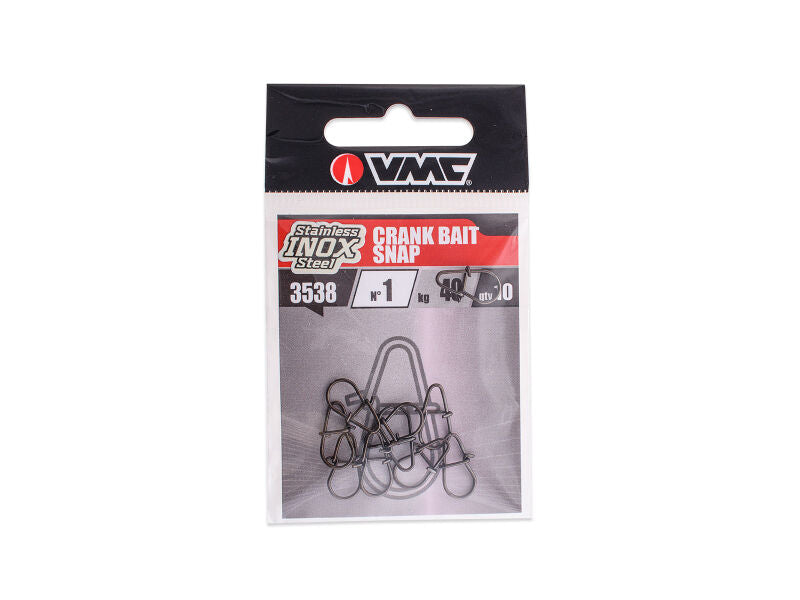 VMC Crank Bait Snap 3538, Angelzubehör, robuste Angelhaken- und Ködersicherung, langlebiges Angelzubehör
