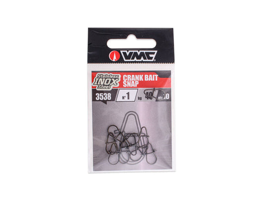 VMC Crank Bait Snap 3538, Angelzubehör, robuste Angelhaken- und Ködersicherung, langlebiges Angelzubehör